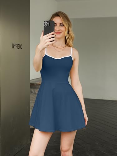 Women's Pickleball Athletic Dress with Shorts and Pockets