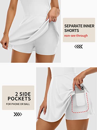 ATTRACO Women's Pickleball Dress with Shorts and Bra