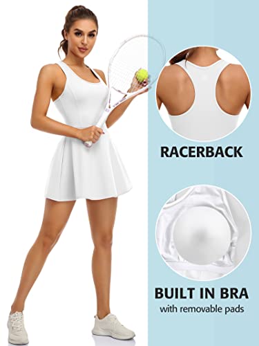 ATTRACO Women's Pickleball Dress with Shorts and Bra