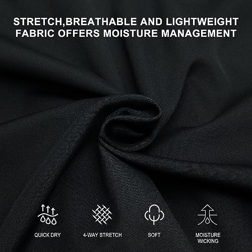 ANIVIVO Women's Skirted Leggings with Pockets - Black