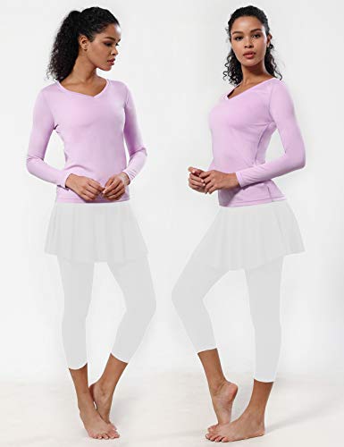 Women's UPF 50+ Adjustable Running Skort - White