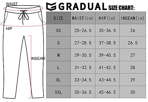 G Gradual Women's Stretch Sweatpants with Deep Pockets