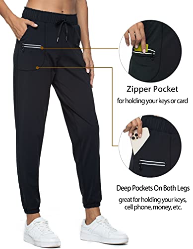 Women's Lightweight Quick Dry Joggers, for Gym, Yoga
