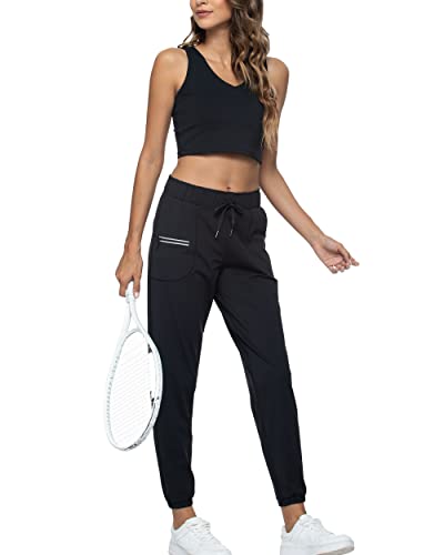 Women's Lightweight Quick Dry Joggers, for Gym, Yoga