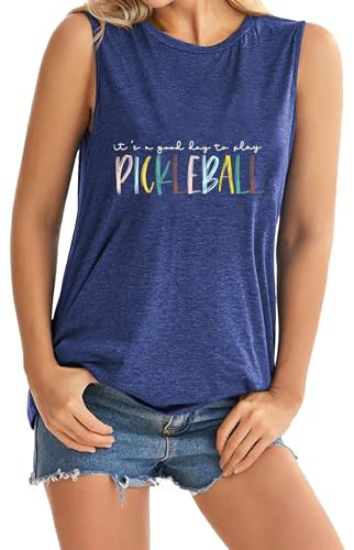 Women's Cute Pickleball Tank Top | Summer Sleeveless