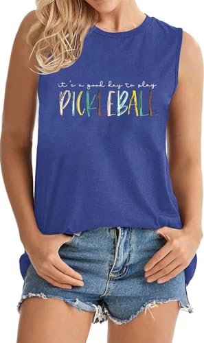 Women's Cute Pickleball Tank Top | Summer Sleeveless