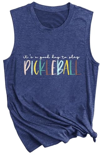 Women's Cute Pickleball Tank Top | Summer Sleeveless