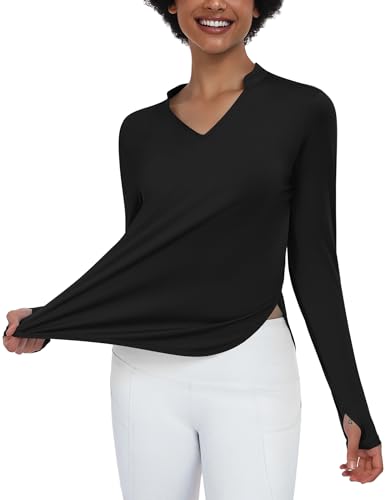 Women's Moisture-Wicking Long Sleeve Pickleball Workout Shirt