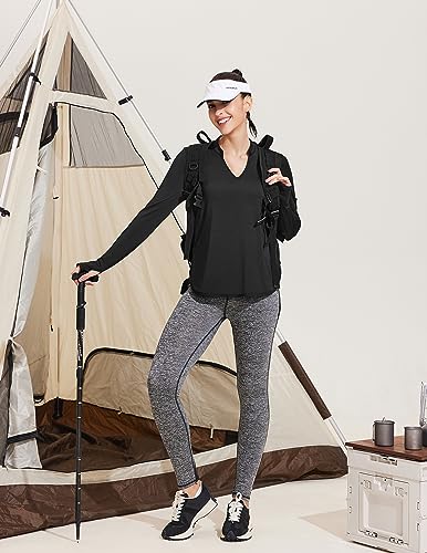 Women's Moisture-Wicking Long Sleeve Pickleball Workout Shirt