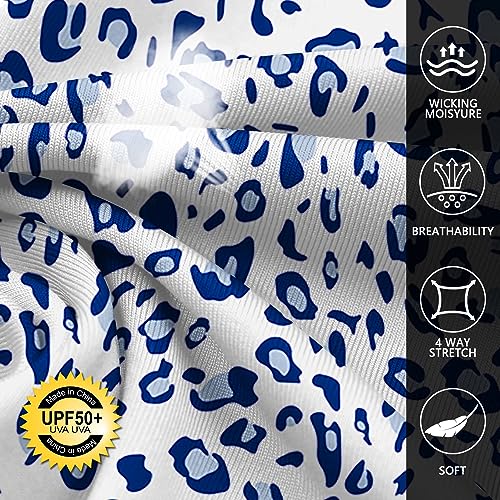 Blue Leopard Women's Pickleball 3/4 Zip Pullover