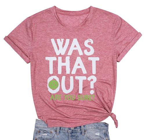 Women's Pickleball Graphic Tee - Pink XL