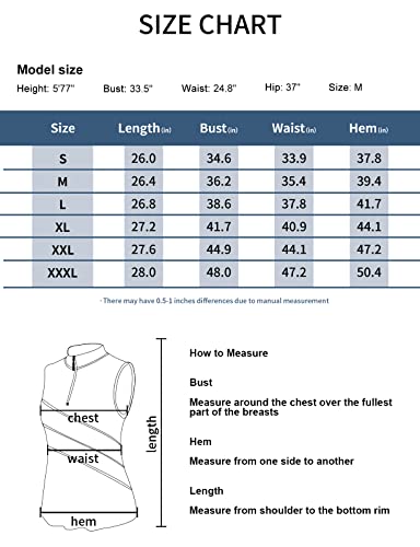 Black Sleeveless Zip-Up Tank Top for Women