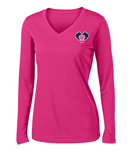 Pink United Women's Pickleball Long Sleeve Shirt XL