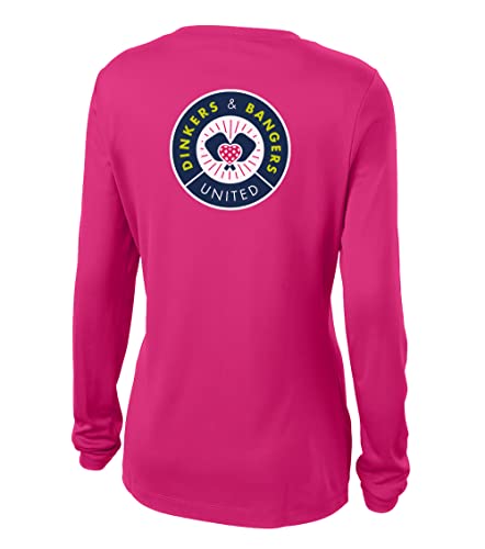 Pink United Women's Pickleball Long Sleeve Shirt XL