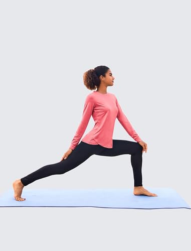 Women's Long Sleeve Pickleball Workout Top A_Red XX-Large