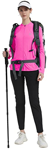 MoFiz Famele Long Sleeve Pickleball Jacket Red 2XL