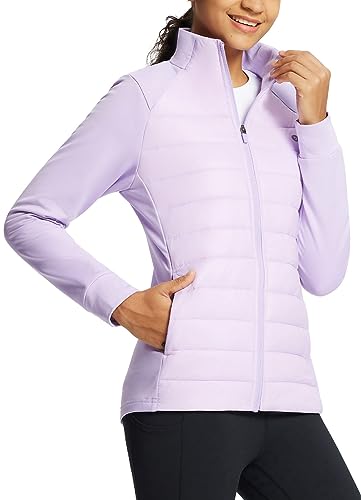 Women's Purple Rose Insulated Pickleball Hybrid Jacket