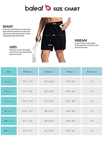 BALEAF Men's Pickleball Shorts 7'' Lightweight Quick Dry