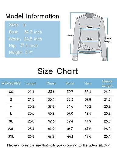 Women's Denim Blue Compression Long Sleeve Workout Top