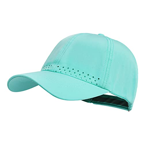 Women's Quick-Dry Mesh Baseball Cap UV Protection - Aqua