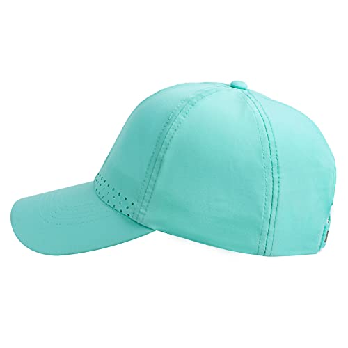 Women's Quick-Dry Mesh Baseball Cap UV Protection - Aqua
