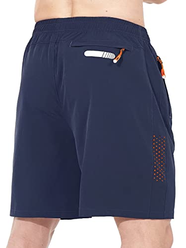 Mens Quick Dry Athletic Shorts for Pickleball Gymnasium