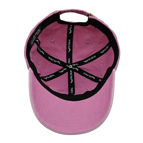 Embroidered Pickleball Hat, Unisex Baseball Cap, Pink