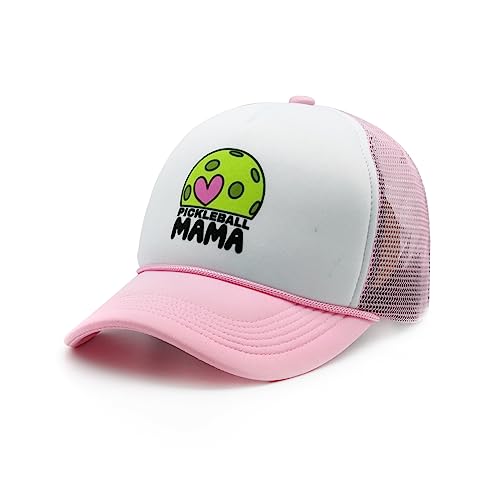 Waldeal Pickleball Mama Trucker Snapback Hat for Men/Women