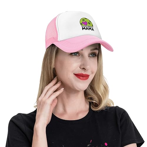 Waldeal Pickleball Mama Trucker Snapback Hat for Men/Women