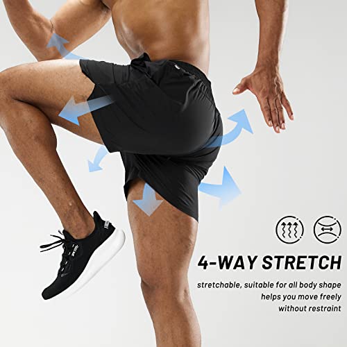 MIER Men's Quick Dry Active Pickleball Shorts