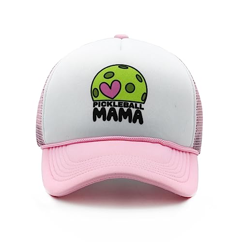Waldeal Pickleball Mama Trucker Snapback Hat for Men/Women