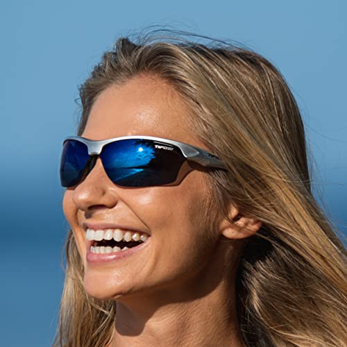 Tifosi Intense Silver/Smoke Blue Sunglasses for Pickleball