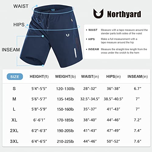 Mens Quick Dry Athletic Shorts for Pickleball Gymnasium