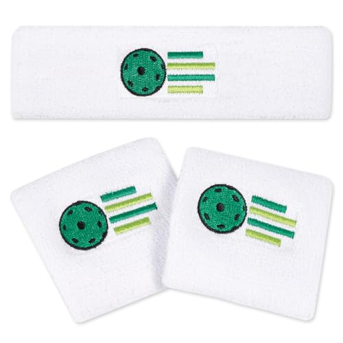 Pickleball Sweatband Set for Men and Women