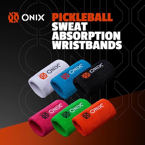 Black ONIX Pickleball Sweat Absorption Wristband