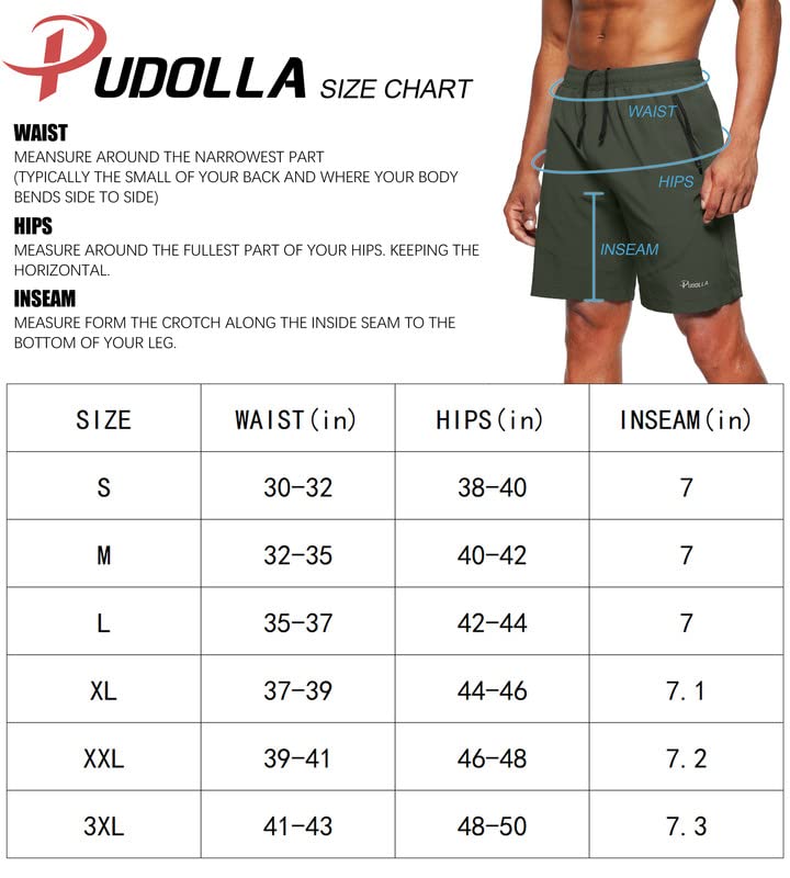 Men's Lightweight Gym Shorts with Zipper Pockets (Blue)