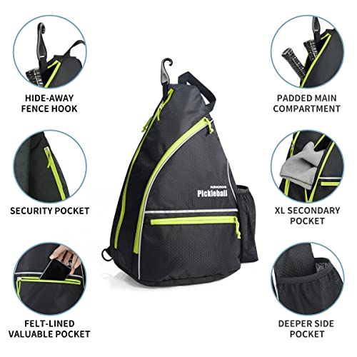 2020 Design Pickleball Backpack with Fence Hook/Water Bottle Holder