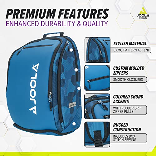 JOOLA Vision II Deluxe Pickleball Backpack - Blue