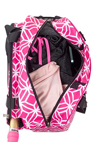 Women's Thorza Pickleball Bag with Paddle Holder, Pink