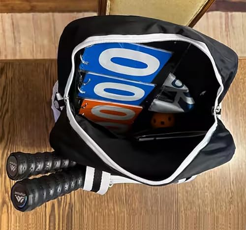 Pickleball Paddle Shoulder Bag with Adjustable Strap