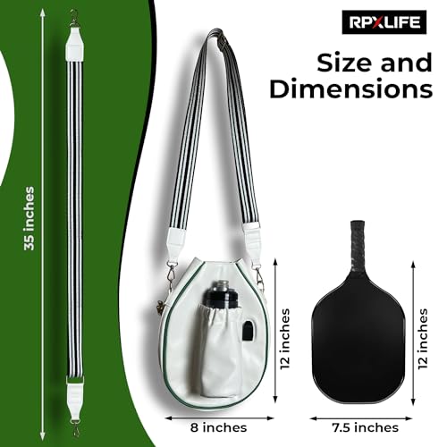 Stylish Premium Pickleball Bag for Women, Holds Accessories