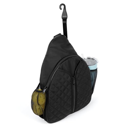 Sleek Pickleball Backpack with Adjustable Strap & Pockets