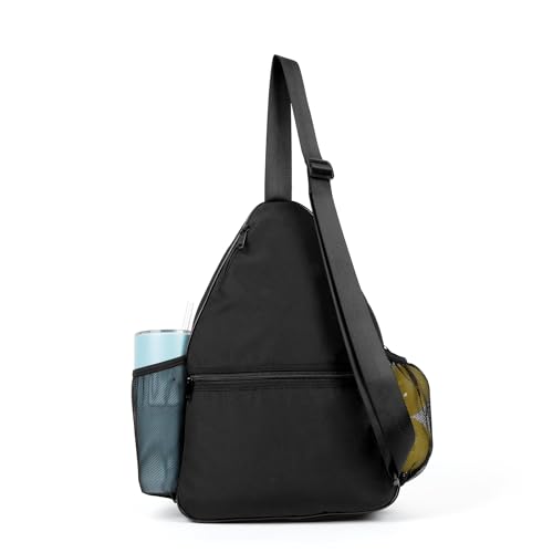 Sleek Pickleball Backpack with Adjustable Strap & Pockets