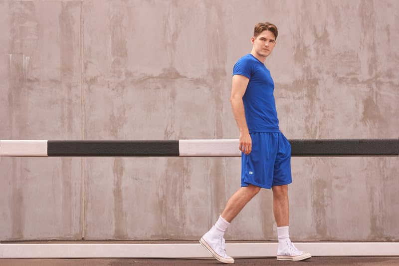 Men's Russell Athletics Mesh Shorts - Dry Fit Performance