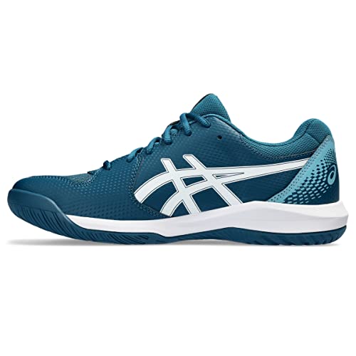 Men's ASICS Gel-Dedicate 8 Pickleball Shoes, Restful Teal/White