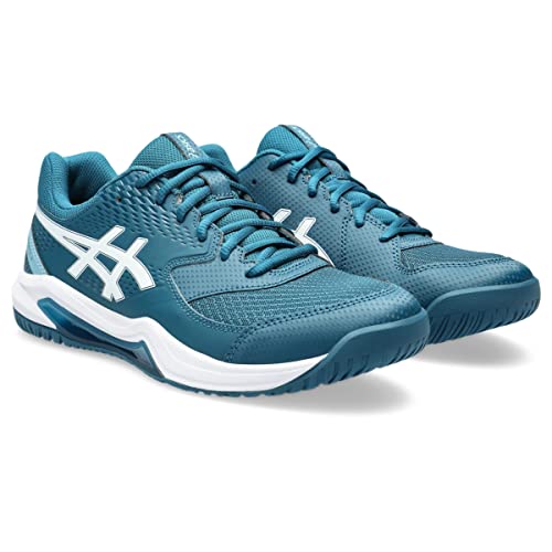 Men's ASICS Gel-Dedicate 8 Pickleball Shoes, Restful Teal/White