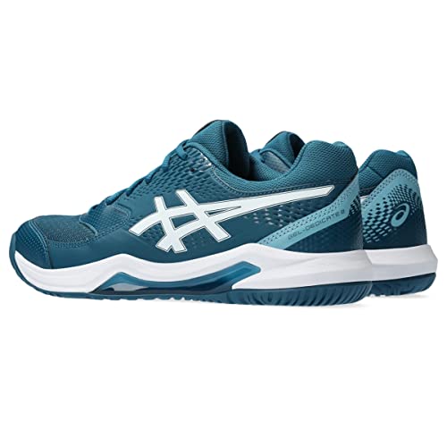 Men's ASICS Gel-Dedicate 8 Pickleball Shoes, Restful Teal/White