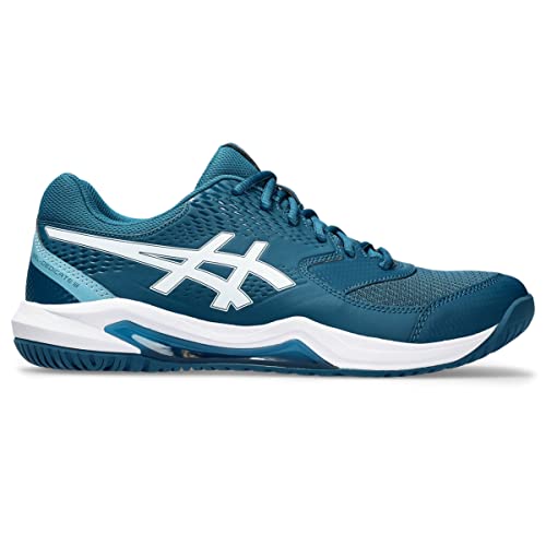 Men's ASICS Gel-Dedicate 8 Pickleball Shoes, Restful Teal/White