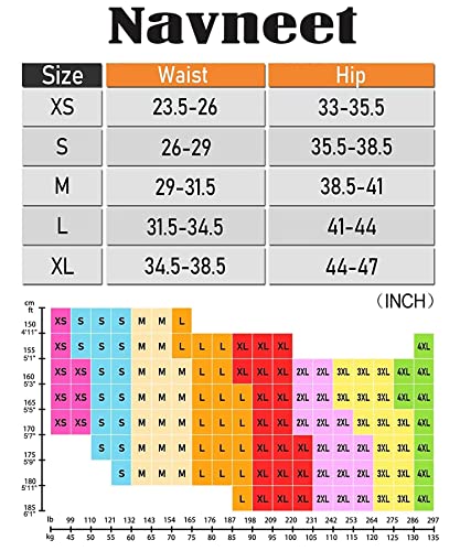 Navneet Women High Waisted Tennis Skort, White, M