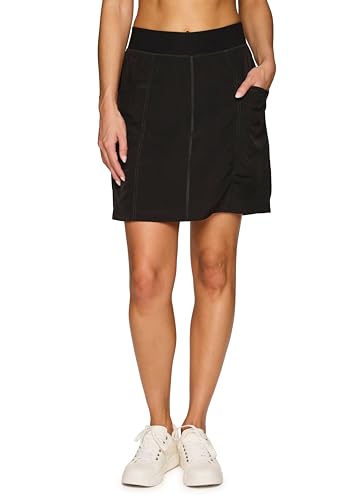 RBX Active Women's Long Length Pickleball Skort Black
